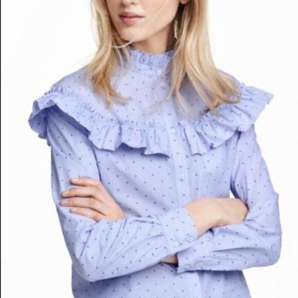 H&M dotted blouse - Picture 1 of 4